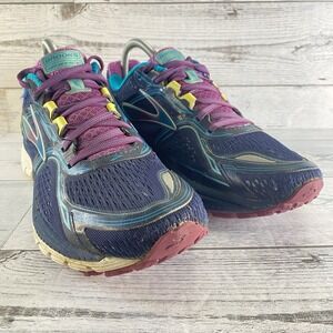 Brooks Shoes Womens 9.5 B Blue Purple Ghost DNA Running Walking Nice 1201931B431